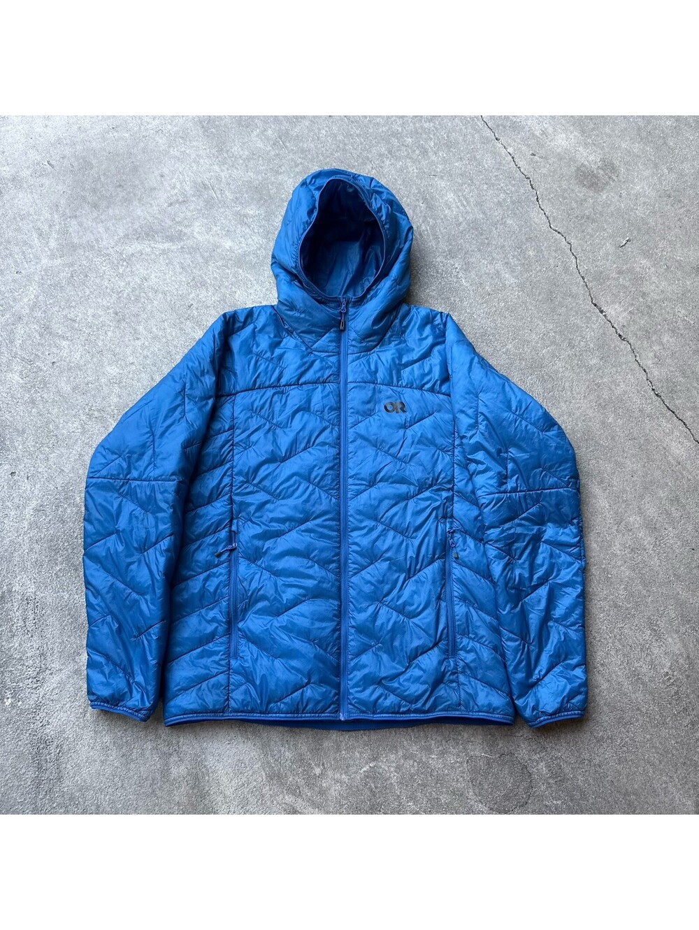 Outdoor Research OR SuperStrand LT Hoodie Insulated Hooded Jacket Blue Men's M